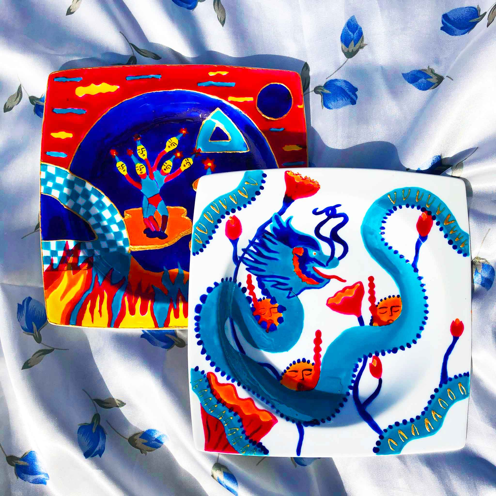 Peinture sur porcelaine, 2021