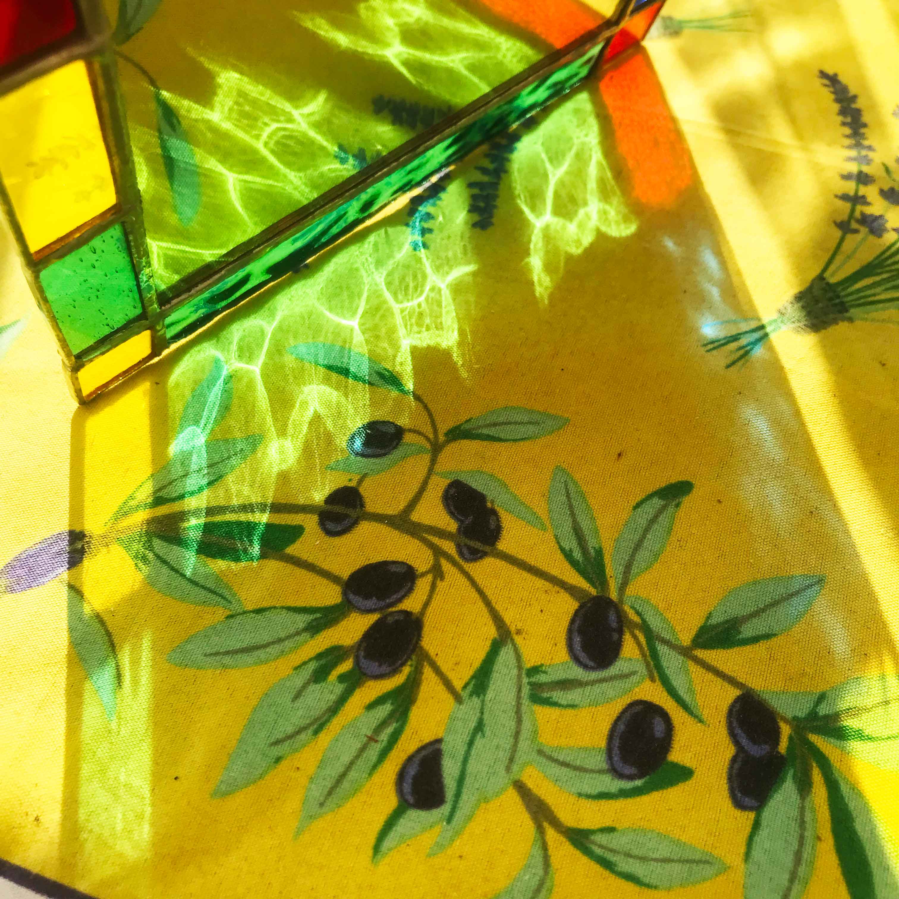 Miroir, vitrail technique tiffany, 2023